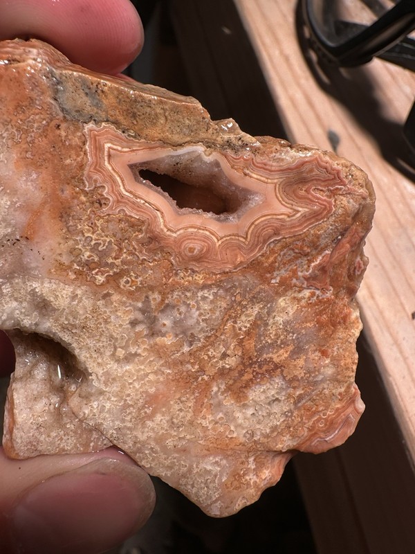 Teepee Canyon Agate Rough Natural Gemstone 5 OZ