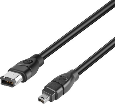 Firewire 4 Pin to 6 Pin iLink DV Cable IEEE 1394 for Camera/Camcorder - 6ft
