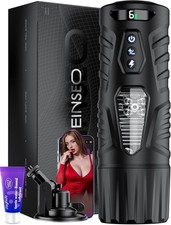 Male Masturbaters Automatic HandsFree Thrusting Cup Rotating Stroker Men Sex Toy