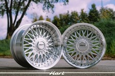 4X17 Inch  5X112/5X120 HART wheels HR86 Silver Wheels Fits For BMW Audi Mercedes