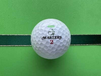 VINTAGE & EARLY MASTERS TOURNAMENT SMALL GREEN SIGNATURE DUNLOP ''VDP'' GOLF BALL
