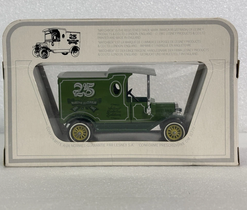 Matchbox Yesteryear Y-12/45 1912 Ford Model T Van 25th Anniversary 1981 - Image 3 of 4