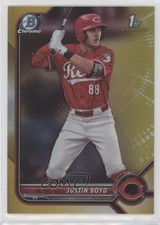 2022 Bowman Draft Chrome Gold Refractor 20/50 Justin Boyd #BDC-13 0s55