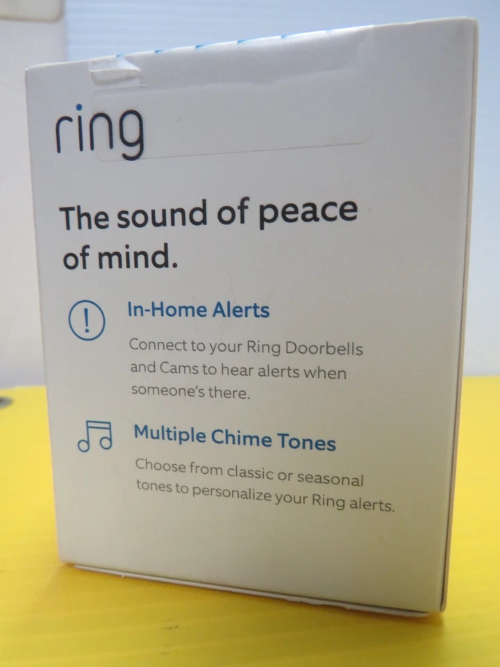 Ring Chime Plug-In Para Dispositivos Ring - Blanco 😍 NUEVO SELLADO ENVÍO GRATUITO 🔊🔒🎥 Foto 4 de 4