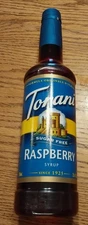 Torani Sugar Free Syrup  Raspberry Zero Calorie 25.4 Fl Oz
