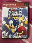Sonic Heroes Greatest Hits Sony PlayStation 2, 2005, No Manual