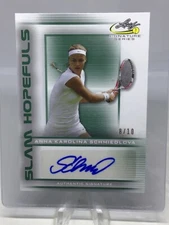 2017 Leaf Signature Slam Hopefuls Green Auto /10 Anna Karolina Schmiedlova