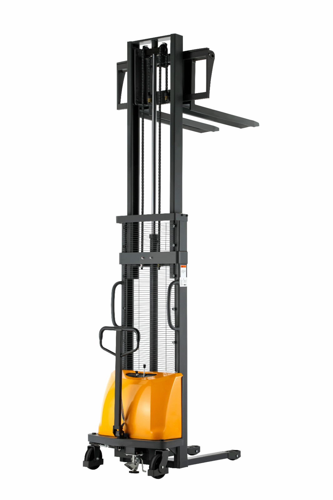 APOLLOLIFT 3300lb Semi Electric Fixed Leg Stacker 118" High Lift Walkie Forklift