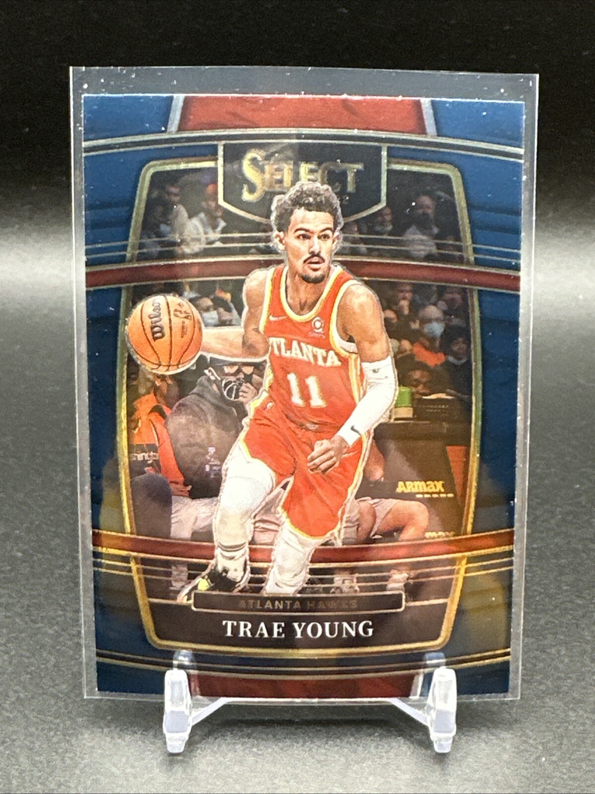 2021-22 Panini Select #26 Trae Young Blue (Retail Base)