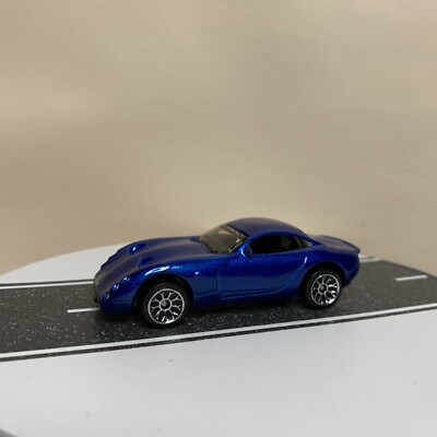 2006 Matchbox MBX Metal #23 TVR Tuscan S Blue Mtflk w/Chrome Lace Spoke 1:64 NM