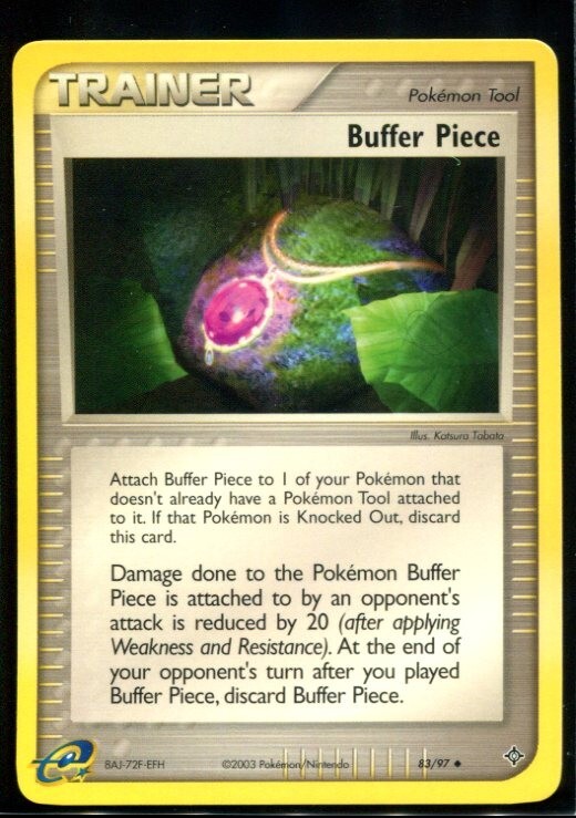 Buffer Piece Uncommon- ex Dragon 83/97 2003 NM Pokemon