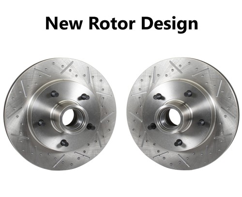 70-81 Camaro Firebird C5 Corvette 13" Disc Brake Kit Tall Spindle Red Calipers - Picture 2 of 8