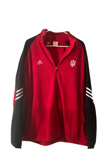 FULL ZIP HOODIE JACKET Large ADIDAS 