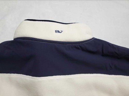 NEW MENS S XL VINEYARD VINES HARBOR FLEECE SNAP POPOVER SHEP SHIRT SWEATER - 第 8/8 張圖片