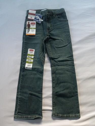 NWT Wrangler Boys Jeans Five Star Premium Boot Cut Flex Adj Waist SZ 7 Slim - Picture 3 of 10