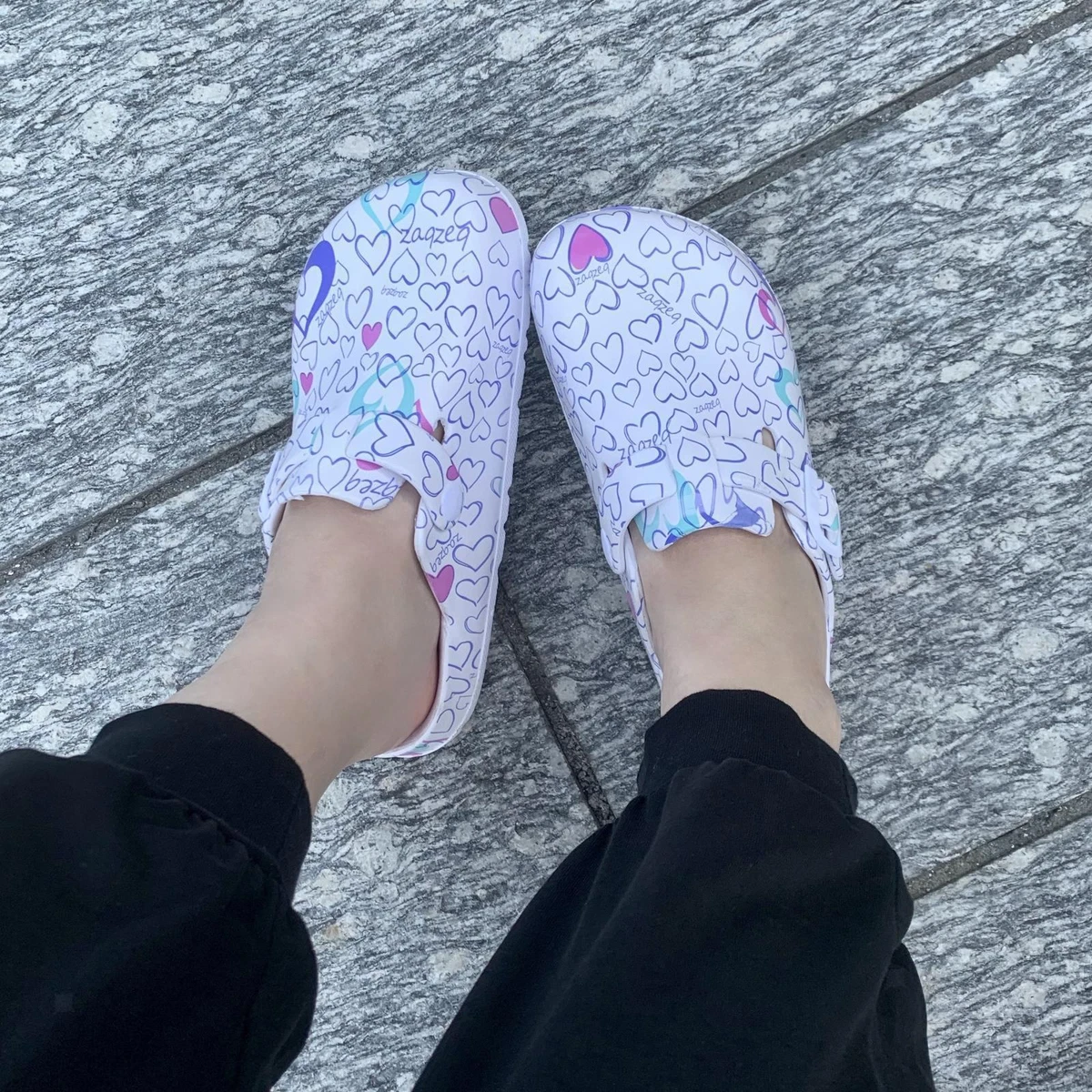 Nursing shoes with arch support sale