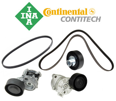 Belt Tensioner Alternator AC Idler Pulley Belt Kit OEM for BMW E46 E39 E53 