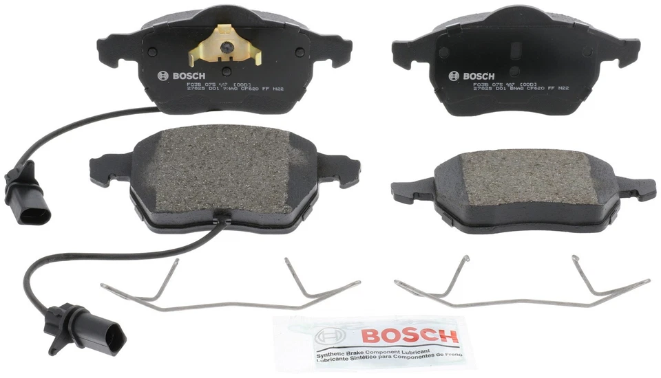 适用于 2000 - 2005 年奥迪 A4 Quattro Bosch QuietCast 陶瓷刹车片 2001 年前部 2002 — 第 3/4 张图片