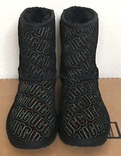 UGG Unisex Kids' Classic II Graphic Stitch Short Boots Youth Size 5 UK 4 EU 37