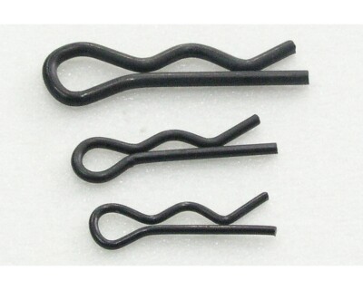Team Magic Karosserieklammern R8 für 8mm Halter Schwarz TM101205 B8ER, E6 III  .