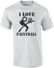 I Love Paintball T-Shirt