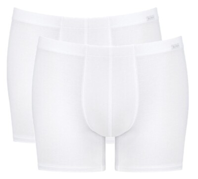 sloggi 2 Stück Basic Soft Short Größe L  weiß Unterhose Boxershorts Slip Slips
