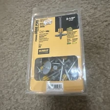 DEWALT 25-Pack 2-1/2-in Washered Drive Pins Concrete Wood DDF312155P