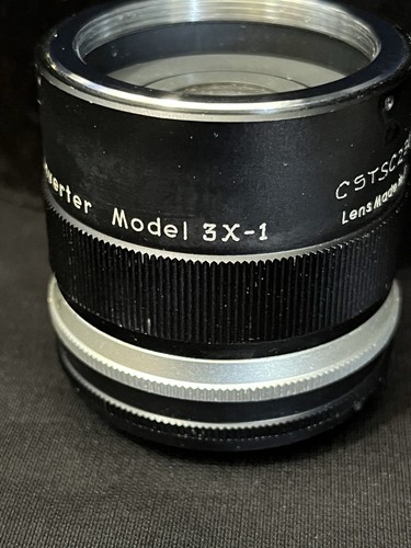 VINTAGE VIVITAR 3 X CUSTOM TELE CONVERTER MODEL 3 X 1 FOR FILM CAMERA & CASE - Picture 9 of 18