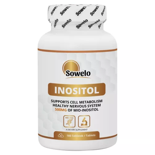 Inositol (Myo-Inositol) 500mg Tablets – Hormonal Balance & Mood Support – Sowelo
