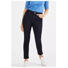 Style Co Womens 8L Rinse Dark Wash Curvy Ankle Mid Rise Jeans NWT CW83