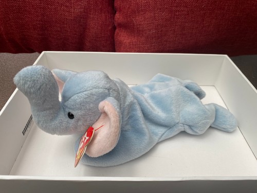 Ty Beanie Baby 1995 Peanut The Elephant (Tag Error) - Picture 2 of 3