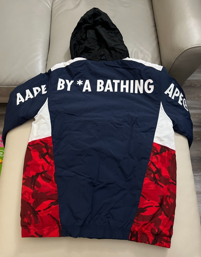 AAPE by A Bathing Ape Padded Jacket with Hidden Hood - Men L/Women XL -MRSP$400 - Picture 8 of 10