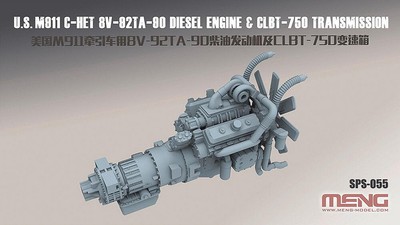 Meng Models SPS-055 1/35 M911 C-Het (8x6) & M747,Motor