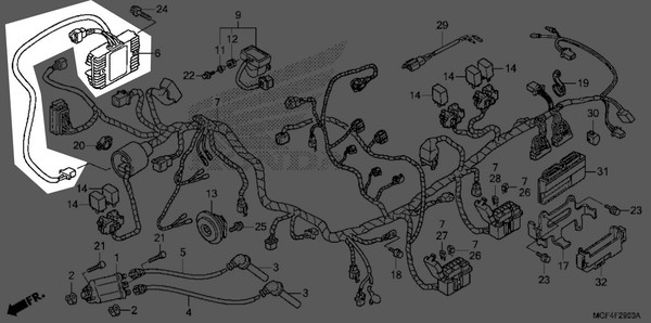 Honda 2002-2013 Silverwing FSC Regler Gleichrichter 31600-MCT-771 Neu OEM-image