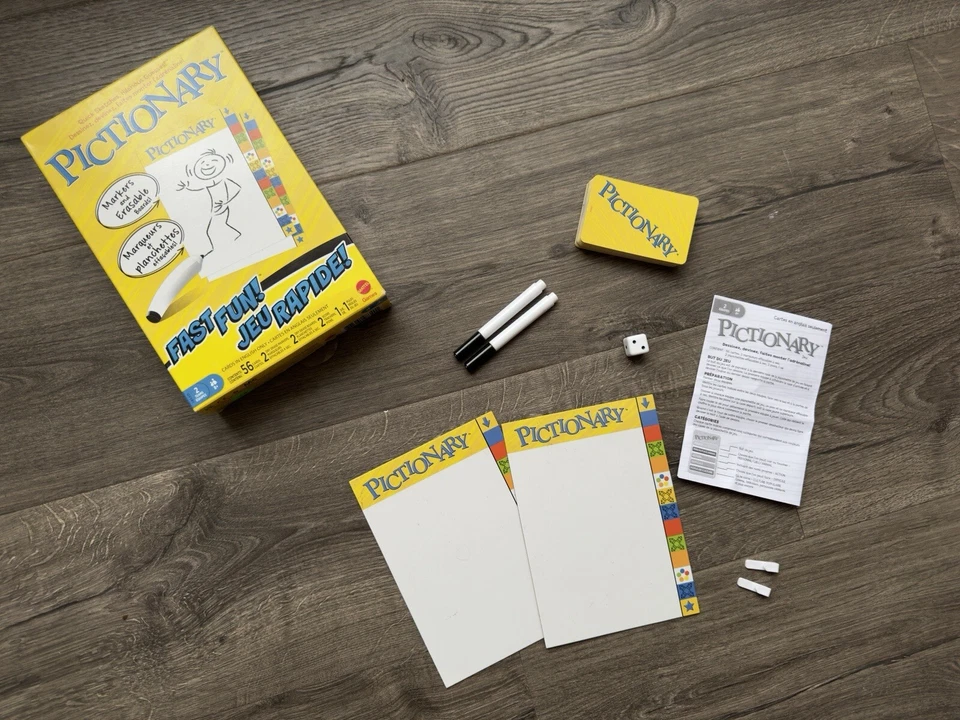 Pictionary Quick Sketch Board Game By Mattel Games - Image 2 of 4