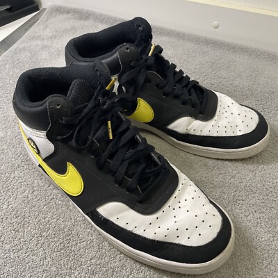 Nike Court Vision Basketball Shoes Men's Sz 10 Mid Go The Extra Smile DO5871-001