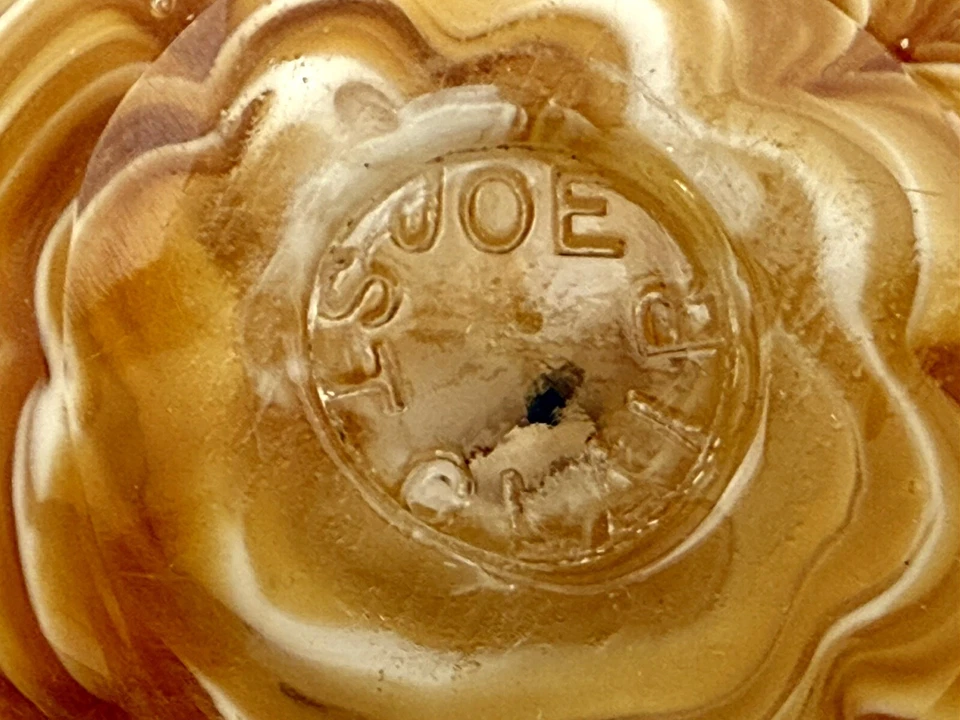 Joe St. Clair Owl Sulphide Etched Paperweight Magnum 3.5” Rare USA Signed 1970’s - Image 4 of 4