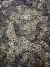 2500 Multi-Color Aluminum Can Tabs, Pop Tabs, Soda Tabs