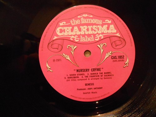 GENESIS - NURSERY CRYME - 1st PRESS - UK - PINK SCROLL - COMPLETE - NM - Foto 8 di 8