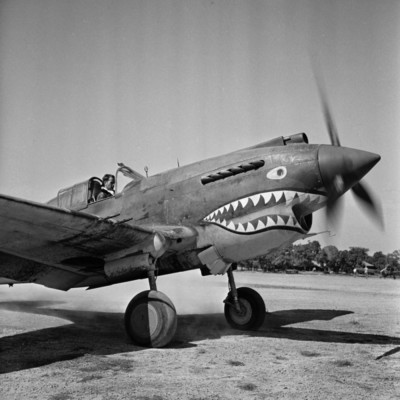 CURTISS P-40E Kittyhawk. Modellbauplan