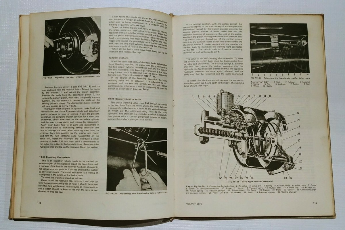 Workshop Manual for Volvo 120 Series 1961-70 Autobook © 1972 (188