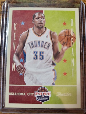2012-13 Panini Past Present Kevin Durant #58 Oklahoma City Thunder MVP 