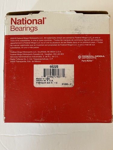 National Bearings 66225 QTY 1 NEW - Foto 4 di 10