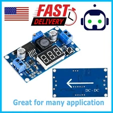 Buck Step-down LM2596 Power Converter Module DC 4.0~40 to 1.3-37V LED Voltmeter