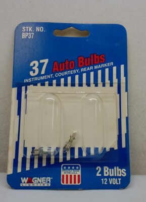 BP37 Wagner Lighting 2 Piece 12 Volt Bulbs Made In The Usa