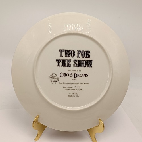 Placas de colección Tommy The Clown de John McClelland y Two for the Show LE. Usado - Imagen 5 de 5