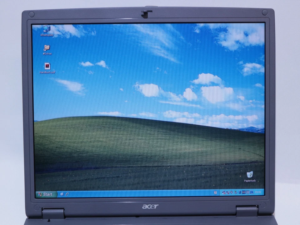 Wie neu Windows XP Pro Retro Laptop Acer TravelMate 290 LMi 15 Zoll Centrino Win - Bild 2 von 4