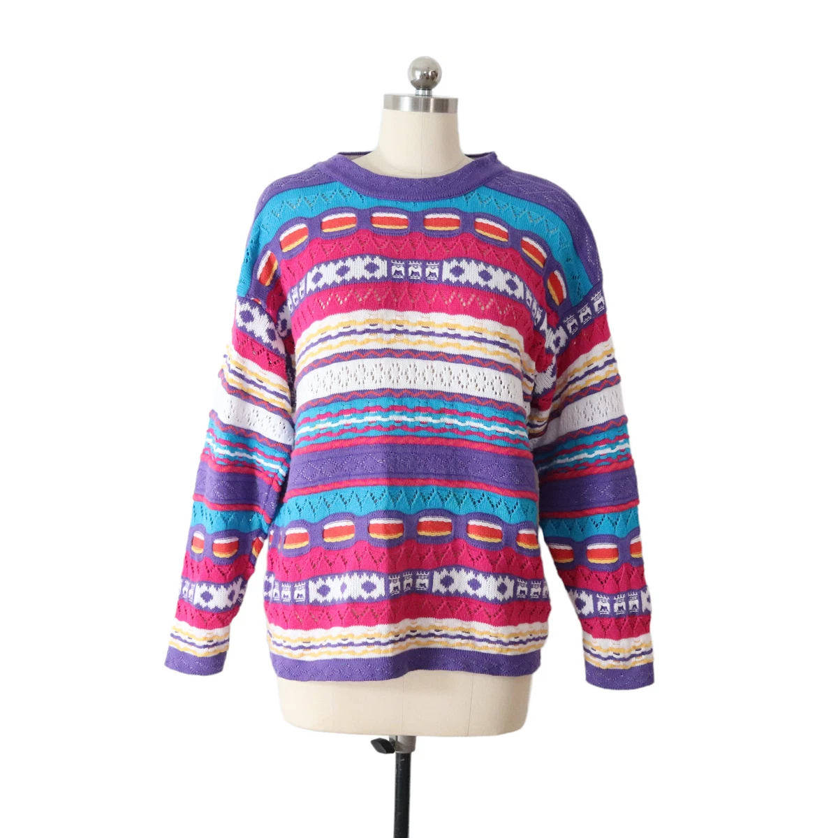 90s colorful sweater sale