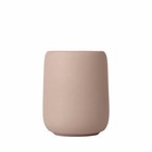 Blomus Zahnputzbecher Sono Misty Rose, Keramik, Silikon, Kunststoff, 300ml 66371