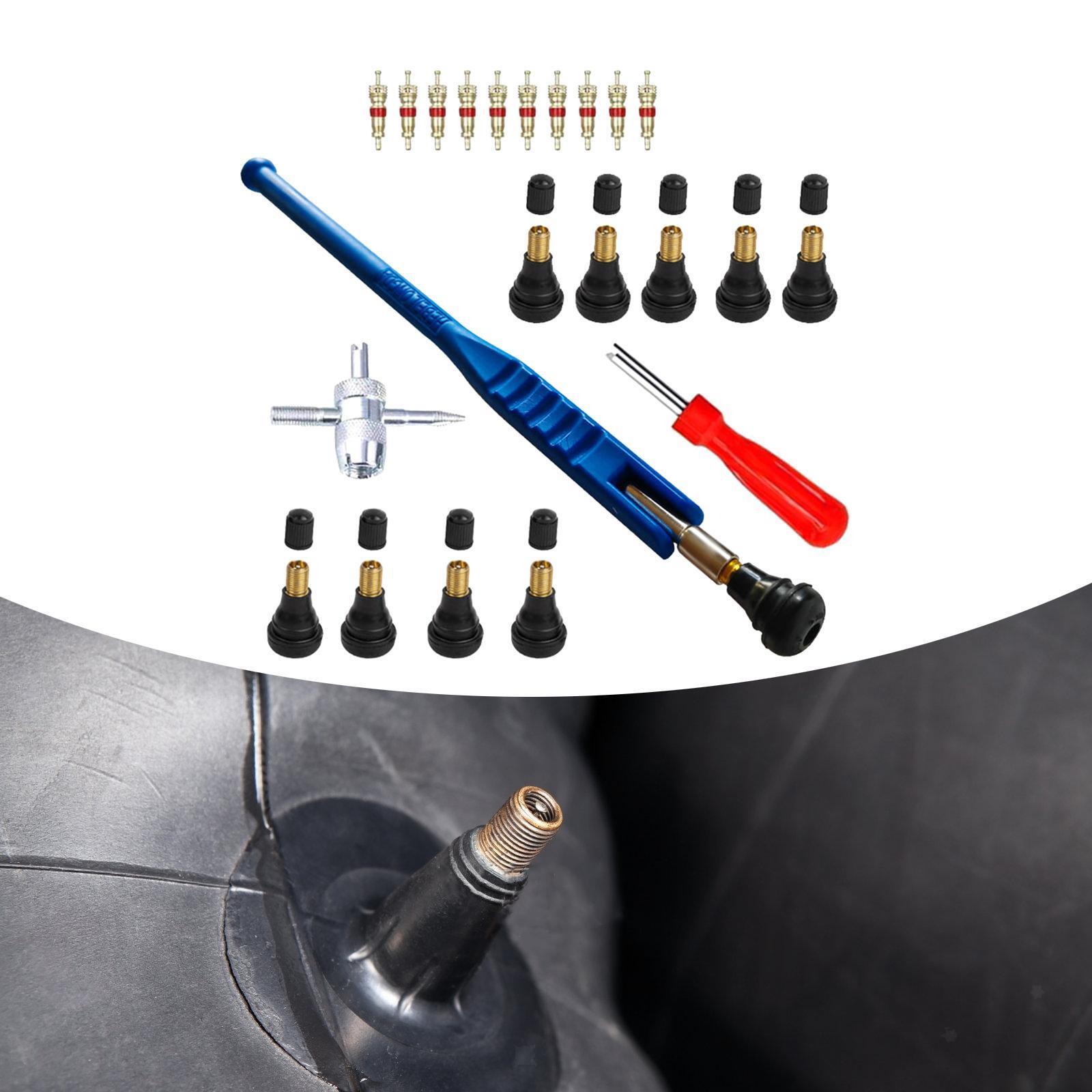 23Pcs Tyre Valve Removal Tool Car Accessories for Truck Motorcycle Bike